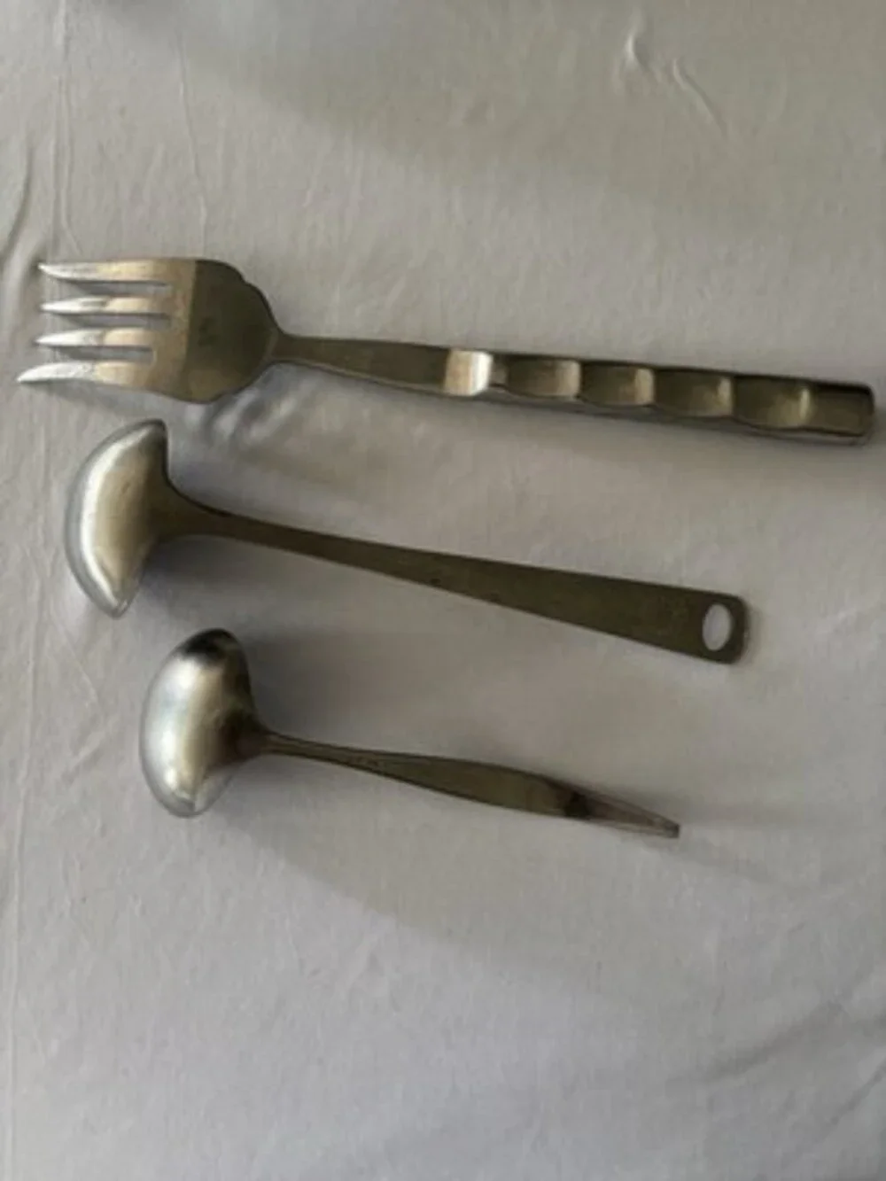 24+piece Stainless Steel Flatware Set Mixed W / Serving Utensils